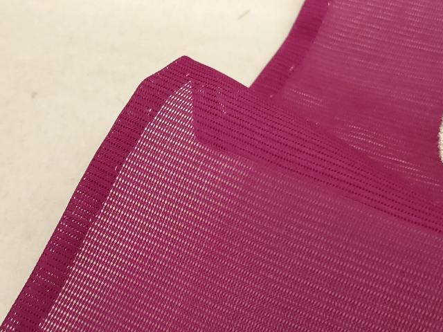 平和屋着物＊夏物 引き振袖 刺繍 絽 流水草花丸文 暈し染め 洗える着物 AABD4672jd