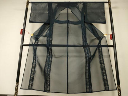 平和屋着物＊夏物 色無地 紗 褐返色 正絹 逸品 AABD4679jd