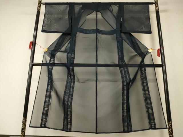 平和屋着物＊夏物 色無地 紗 褐返色 正絹 逸品 AABD4679jd