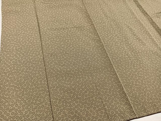 平和屋着物●上質な小紋　舞花文　正絹　逸品　未使用　AABD4722ph