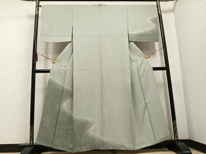 平和屋着物●訪問着　流水文　正絹　逸品　AABD4729ph