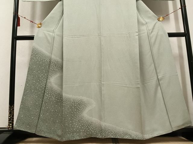 平和屋着物●訪問着　流水文　正絹　逸品　AABD4729ph