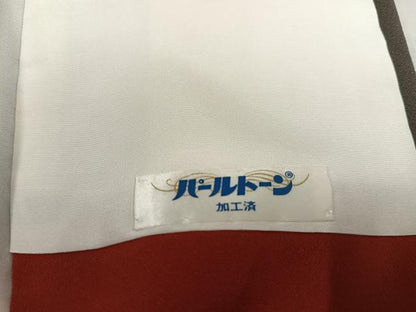 平和屋着物●訪問着　駒刺繍　梅松文　金糸　正絹　逸品　AABD4735ph