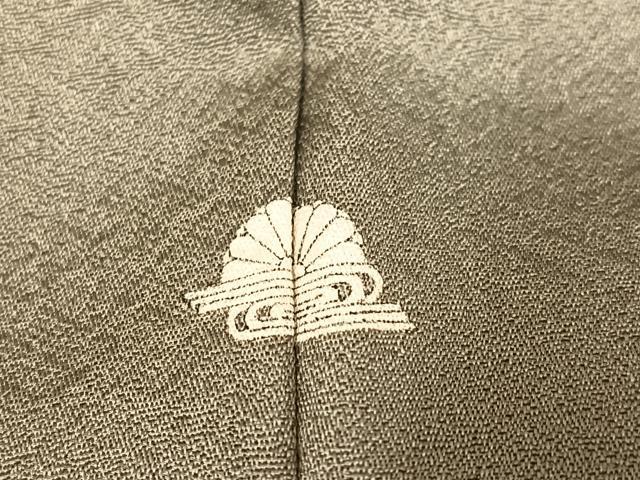 平和屋着物●訪問着　刺繍　草花文　暈し染め　金銀彩　正絹　逸品　AABD4737ph