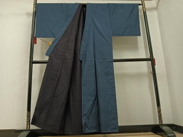 平和屋着物●男性 本場大島紬 100亀甲 総詰め 正絹 逸品 未使用 AABD4739ph