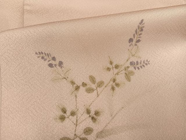 平和屋着物●訪問着　草花文　暈し染め　正絹　逸品　AABD4765ph