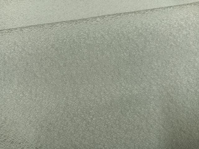 平和屋着物●上質な色無地 青白橡色 正絹 逸品 AABD4778ph