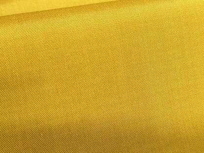 平和屋着物●本場黄八丈　平織　紬　色無地　金色　正絹　逸品　AABD4938cs