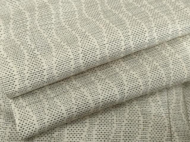 平和屋着物●本場大島紬 絞り 140亀甲 立涌文 正絹 逸品 AABD4941cs