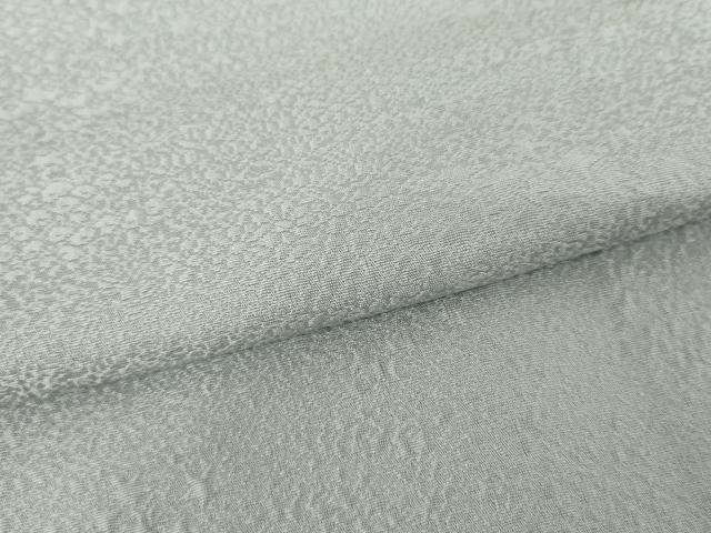 平和屋着物●上質な色無地　草花地紋　秘色色　正絹　逸品　未使用　AABD4961cs