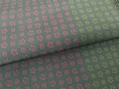 平和屋着物●上質な小紋 花間道 正絹 逸品 AABD4972cs
