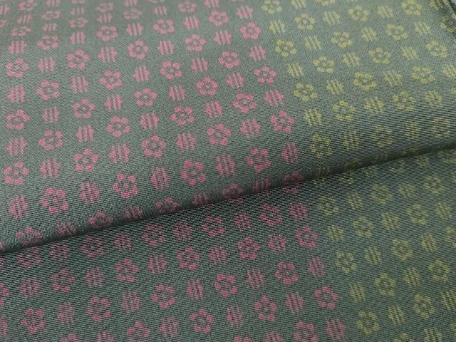 平和屋着物●上質な小紋 花間道 正絹 逸品 AABD4972cs