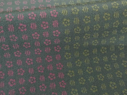 平和屋着物●上質な小紋 花間道 正絹 逸品 AABD4972cs