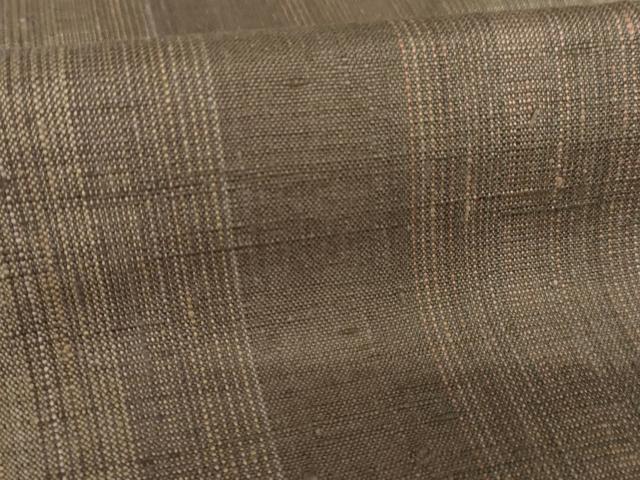 平和屋着物●上質な紬　間道　正絹　逸品　AABD4974cs