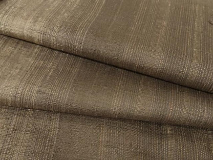 平和屋着物●上質な紬　間道　正絹　逸品　AABD4974cs