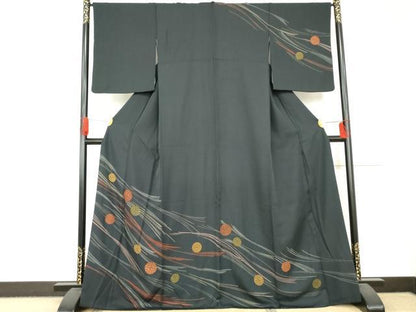 平和屋着物●訪問着 丸文 正絹 逸品 AABD5004cs