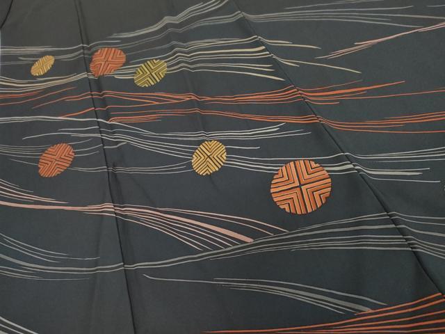 平和屋着物●訪問着 丸文 正絹 逸品 AABD5004cs