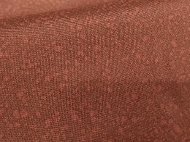 平和屋着物●本場染大島紬　霞文　たたき染め　反端付き　正絹　逸品　AABD5008cs