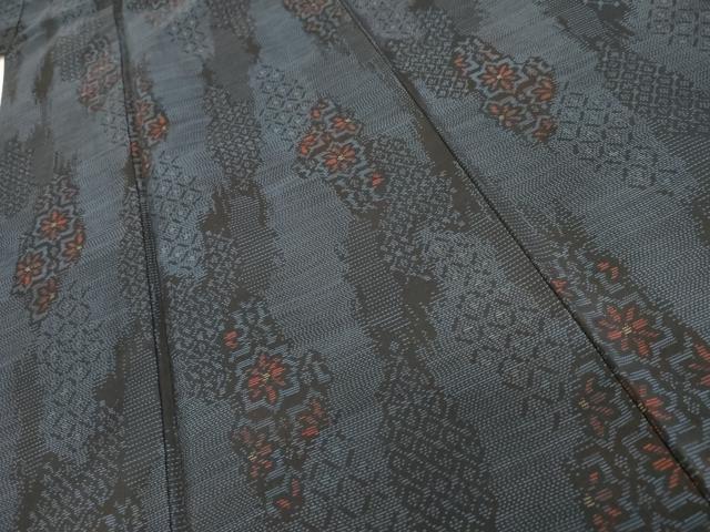 平和屋着物●本場大島紬 花間道 正絹 逸品 AABD5056cs
