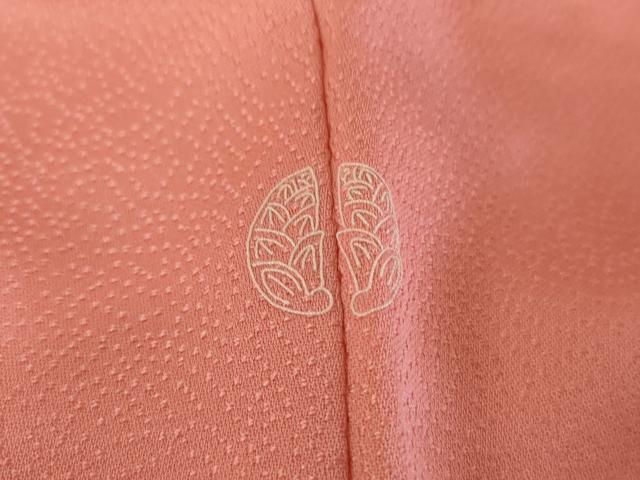 平和屋着物●上質な色無地 桃色 正絹 逸品 AABD5059cs