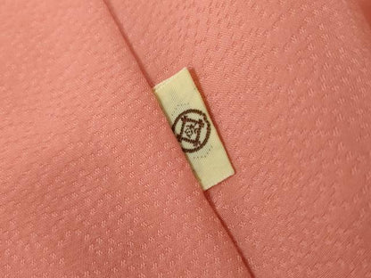 平和屋着物●上質な色無地 桃色 正絹 逸品 AABD5059cs