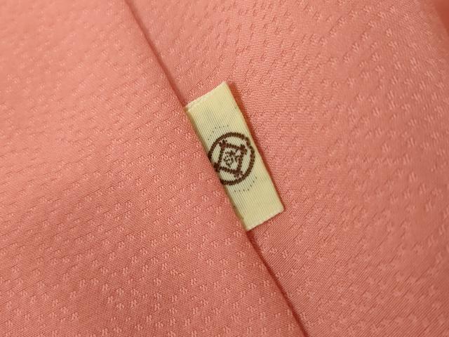 平和屋着物●上質な色無地 桃色 正絹 逸品 AABD5059cs