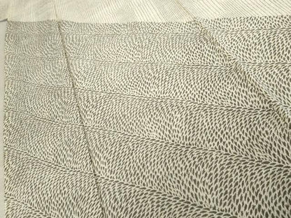 平和屋着物●訪問着 草木文 鬼しぼ縮緬 正絹 逸品 AABD5070cs