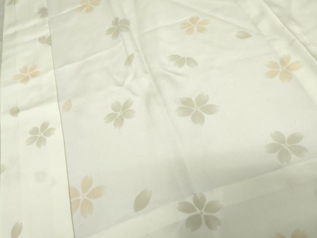 平和屋着物●長襦袢　無双仕立て　舞花文　正絹　逸品　AABD5074cs