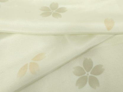 平和屋着物●長襦袢　無双仕立て　舞花文　正絹　逸品　AABD5074cs