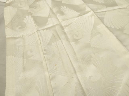 平和屋着物■長襦袢　無双仕立て　飛鳥地紋　正絹　逸品　AABD5258sx