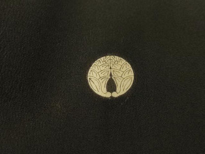 平和屋着物■豪華黒留袖　作家物　霞取り松竹梅風景文　金彩　正絹　逸品　AABD5310sx