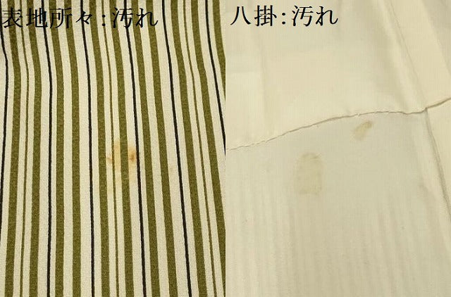 平和屋着物■上質な小紋　間道　正絹　逸品　AABD5392sx