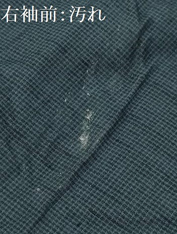 平和屋着物■男性　紬　格子　正絹　逸品　AABD5394sx