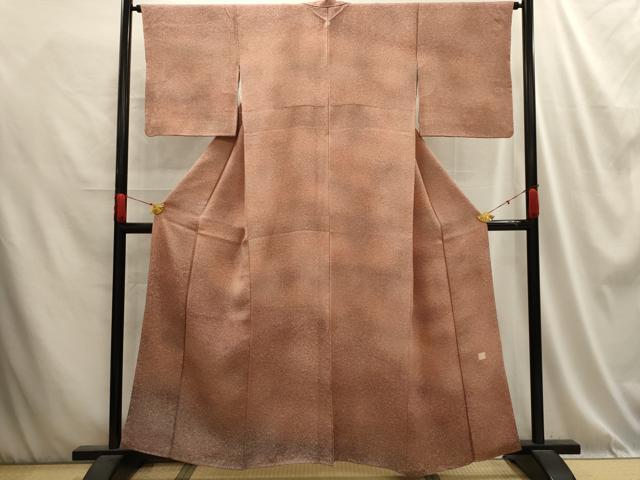 平和屋着物■上質な小紋　作家物　霞文　正絹　逸品　AABD5536sx