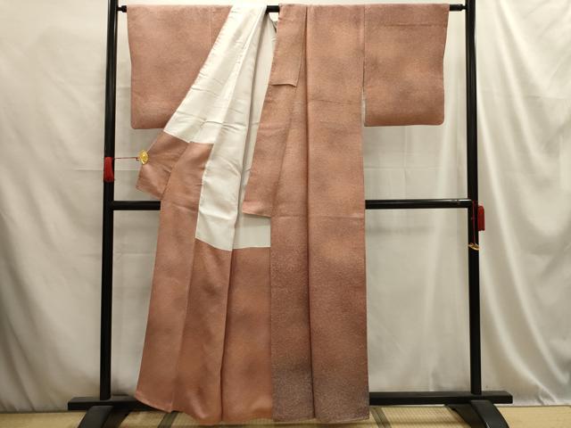 平和屋着物■上質な小紋　作家物　霞文　正絹　逸品　AABD5536sx