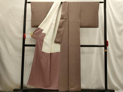 平和屋着物■江戸小紋　立涌文　正絹　逸品　AABD5543sx