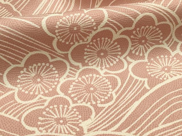 平和屋着物■上質な小紋 流水草花文 正絹 逸品 AABD5573sx