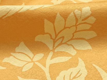 平和屋着物■上質な小紋 更紗花文 正絹 逸品 AABD5581sx