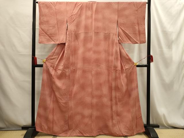 平和屋着物■上質な小紋 新木春実 霞文 暈し染め 正絹 逸品 AABD5591sx