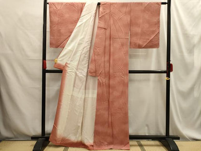 平和屋着物■上質な小紋 新木春実 霞文 暈し染め 正絹 逸品 AABD5591sx