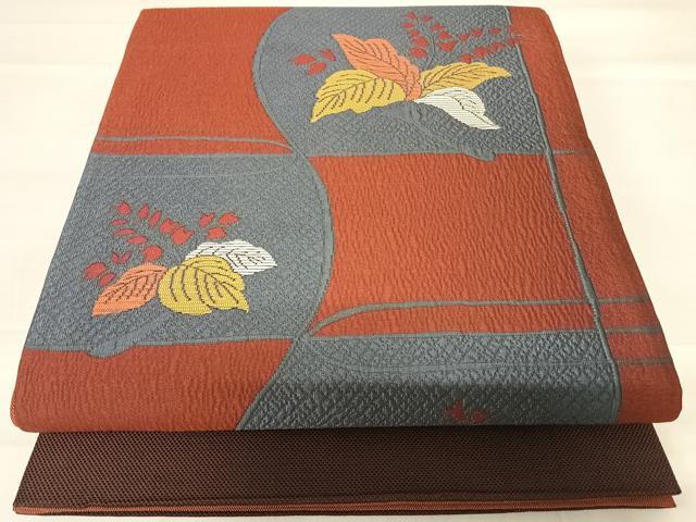 平和屋着物◎六通柄袋帯 桐 正絹 逸品 AABD5667yx