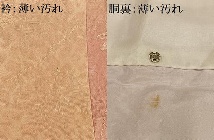平和屋着物■上質な小紋　楓籬地紋　暈し染め　正絹　逸品　AABD5853oa