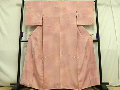 平和屋着物■上質な小紋　楓籬地紋　暈し染め　正絹　逸品　AABD5853oa
