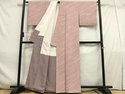 平和屋着物■上質な小紋　作家物　霞文　暈し染め　正絹　逸品　AABD5854oa