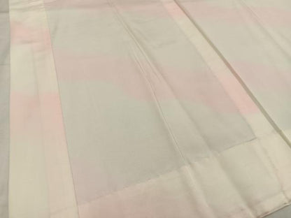 平和屋着物■長襦袢　無双仕立て　斜縞　暈し染め　正絹　逸品　AABD5905oa