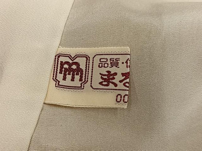 平和屋着物●上質な小紋 辻が花 鬼しぼ縮緬 正絹 逸品 未使用 AABD5967ph
