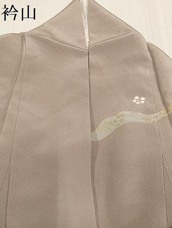 平和屋着物●訪問着 刺繍 飛鳥草花文 金彩 正絹 逸品 AABD6015ph