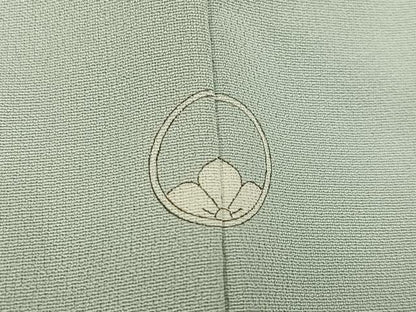 平和屋着物●京友禅の第一人者 松井青々 色留袖 駒刺繍 浜松文 金彩 正絹 逸品 AABD6025ph