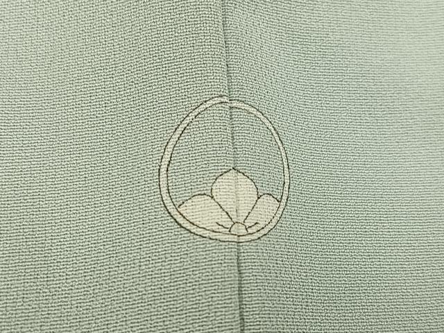 平和屋着物●京友禅の第一人者 松井青々 色留袖 駒刺繍 浜松文 金彩 正絹 逸品 AABD6025ph