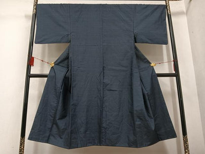 平和屋着物●男性　本場大島紬　亀甲絣　正絹　逸品　AABD6029ph